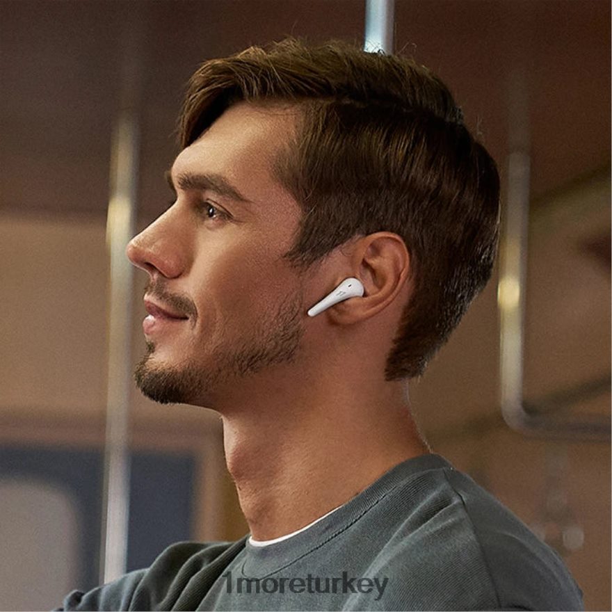 aero true kablosuz aktif gürültü önleyici kulaklık beyaz kulaklıklar L44JHJ17 1MORE