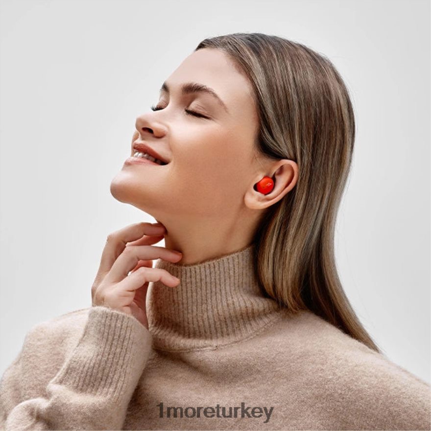 comfobuds mini gerçek kablosuz gürültü önleyici kulaklık zinober kırmızısı kulaklıklar L44JHJ11 1MORE