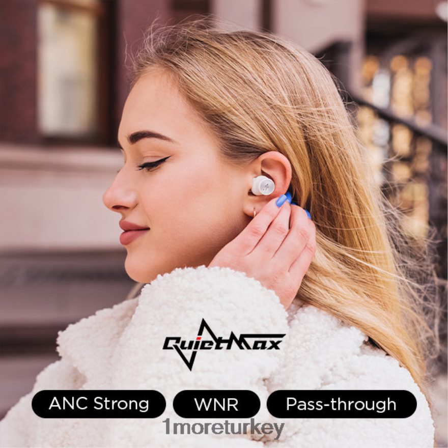 pistonbuds pro true kablosuz aktif gürültü önleyici kulaklık siyah kulaklıklar L44JHJ15 1MORE