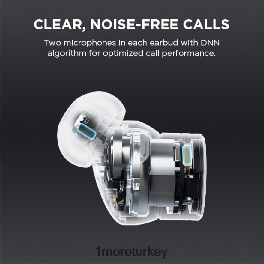 pistonbuds pro true kablosuz aktif gürültü önleyici kulaklık siyah kulaklıklar L44JHJ15 1MORE